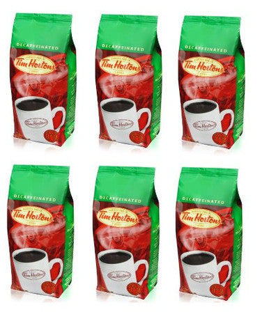 Tim Hortons Fine Ground Coffee, Swiss Decaffeinated, 340g/12oz - 6 Pack